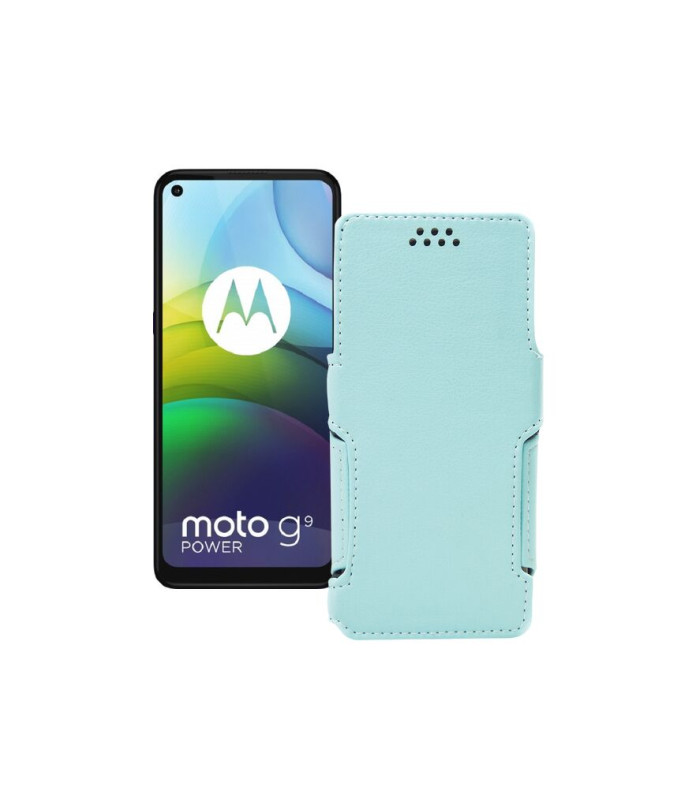 Чохол-книжка з екошкіри для телефону Motorola moto G9 Power