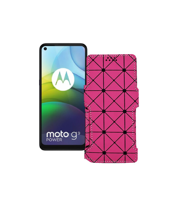 Чохол-книжка з екошкіри для телефону Motorola moto G9 Power