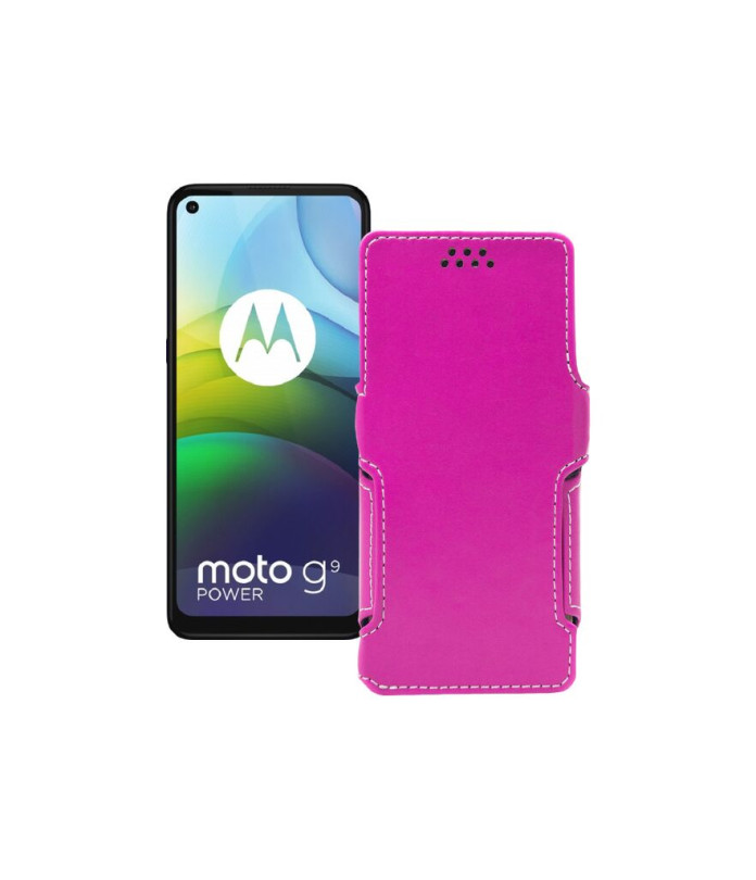 Чохол-книжка з екошкіри для телефону Motorola moto G9 Power