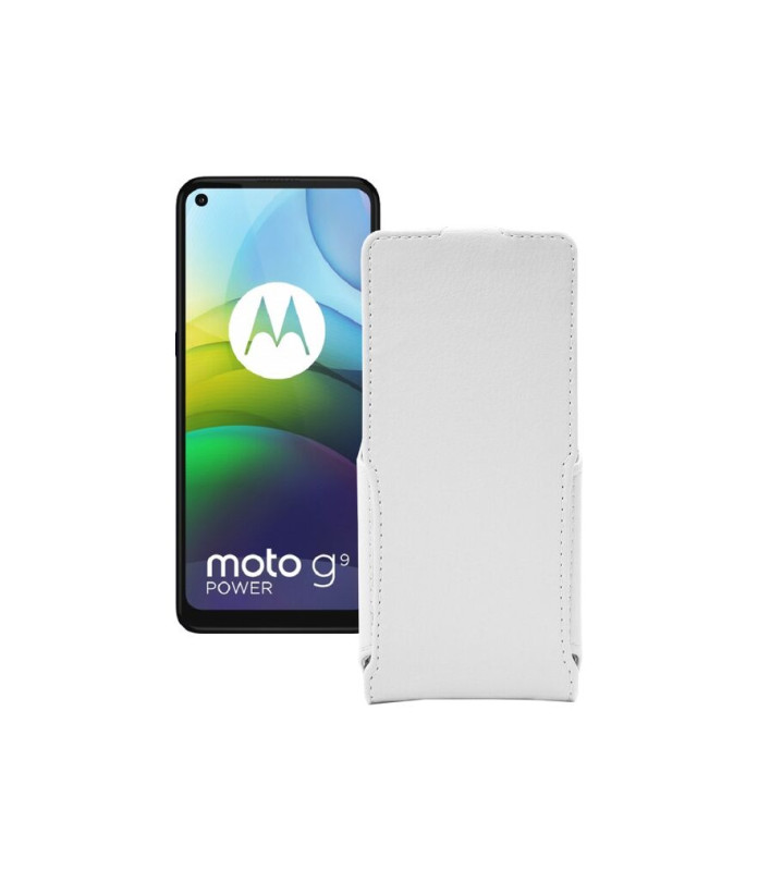 Чохол-флип з екошкіри для телефону Motorola moto G9 Power