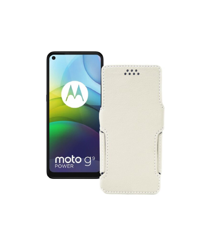 Чохол-книжка з екошкіри для телефону Motorola moto G9 Power