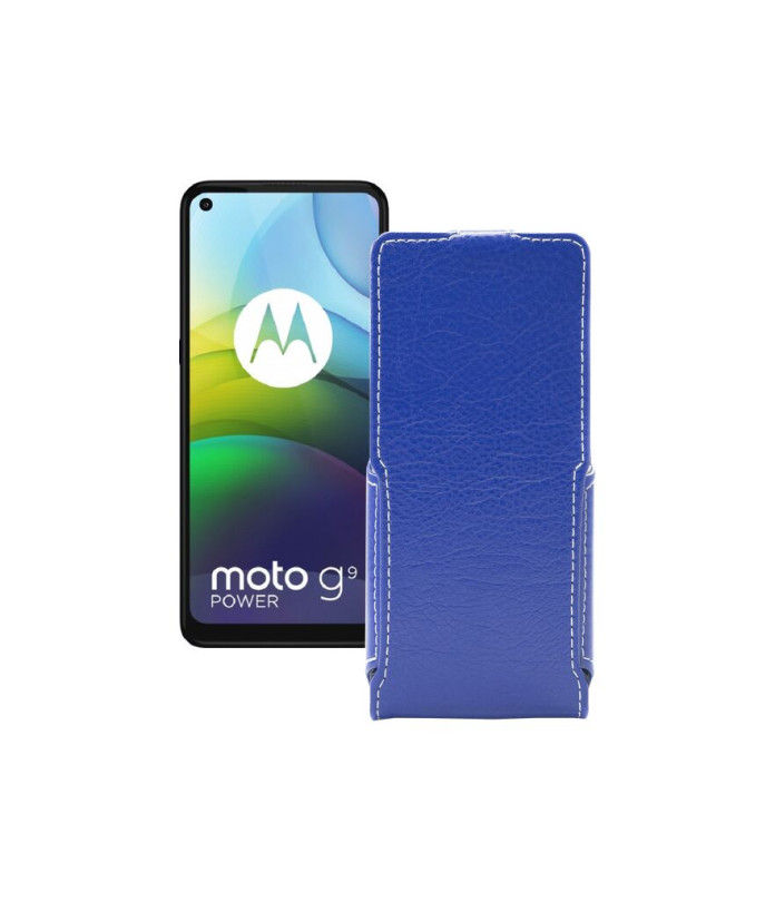 Чохол-флип з екошкіри для телефону Motorola moto G9 Power