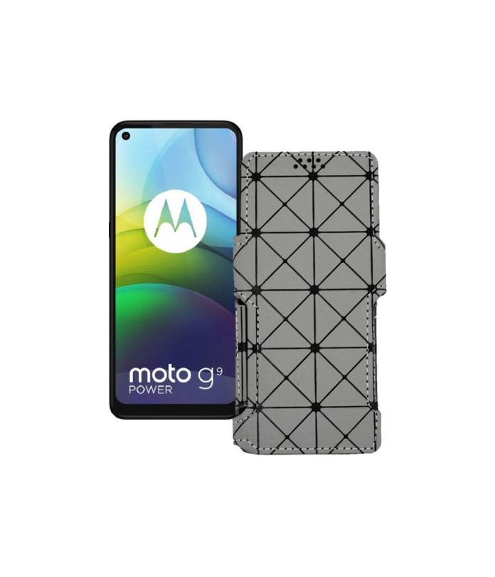 Чохол-книжка з екошкіри для телефону Motorola moto G9 Power