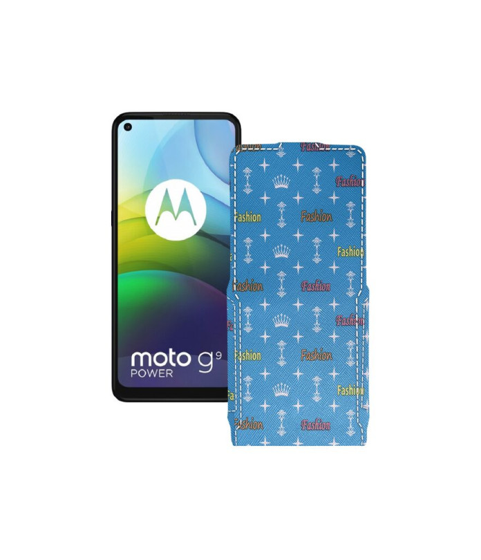 Чохол-флип з екошкіри для телефону Motorola moto G9 Power