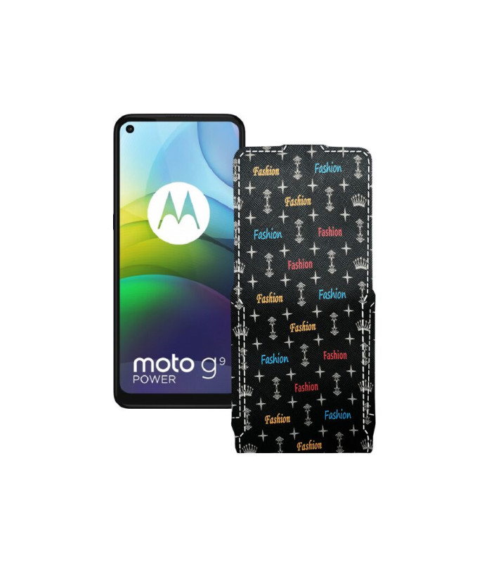 Чохол-флип з екошкіри для телефону Motorola moto G9 Power