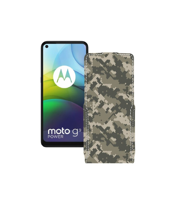 Чохол-флип з екошкіри для телефону Motorola moto G9 Power