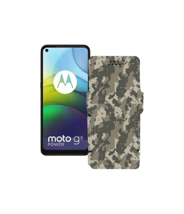 Чохол-книжка з екошкіри для телефону Motorola moto G9 Power