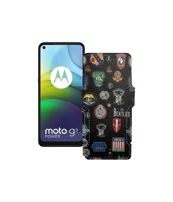 Чохол-книжка з екошкіри для телефону Motorola moto G9 Power