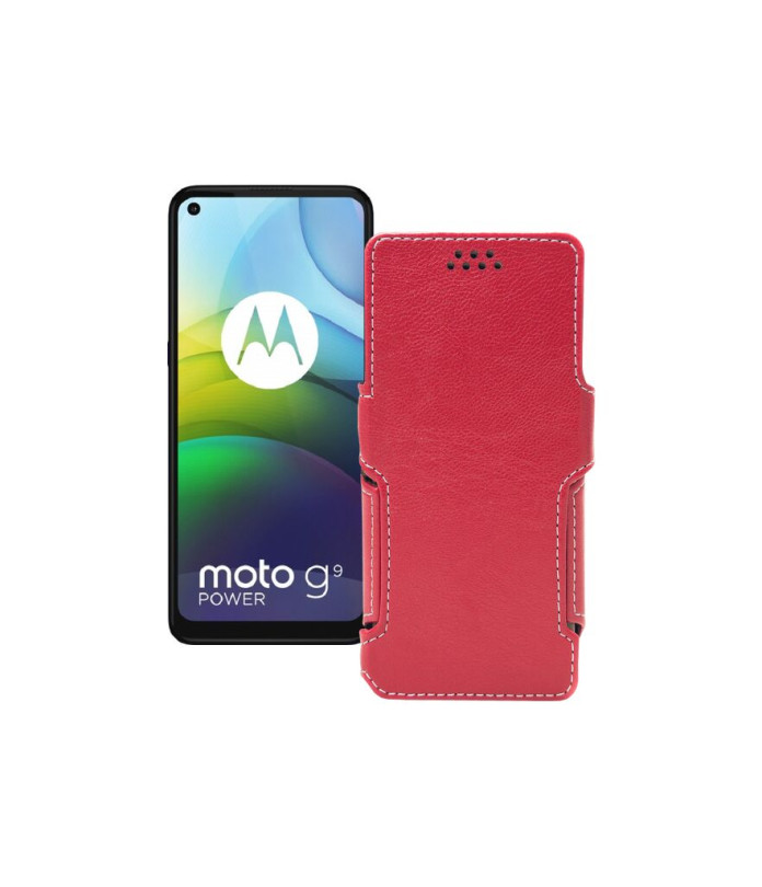 Чохол-книжка з екошкіри для телефону Motorola moto G9 Power