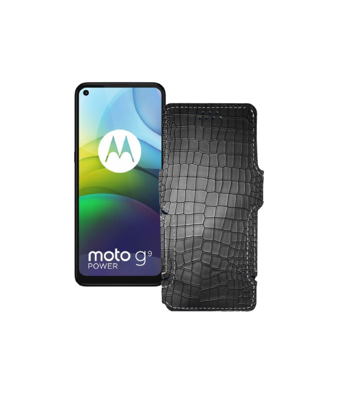 Чохол-книжка з екошкіри для телефону Motorola moto G9 Power