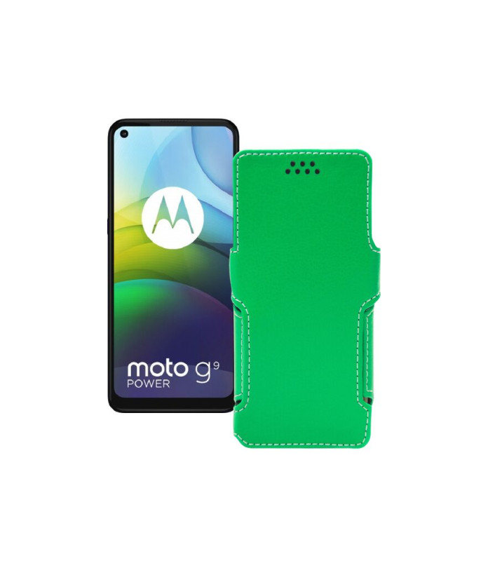 Чохол-книжка з екошкіри для телефону Motorola moto G9 Power