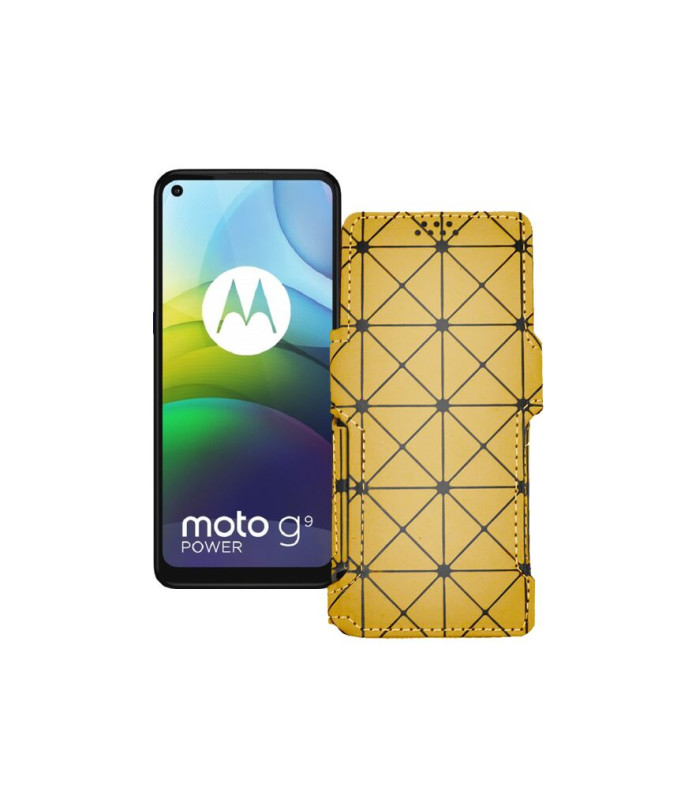 Чохол-книжка з екошкіри для телефону Motorola moto G9 Power