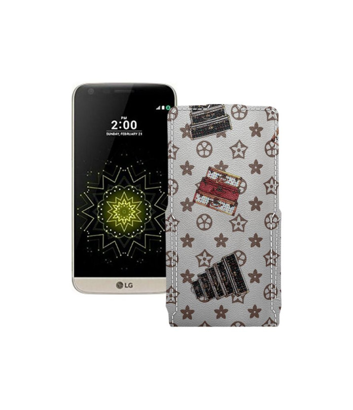 Чохол-флип з екошкіри для телефону LG G5