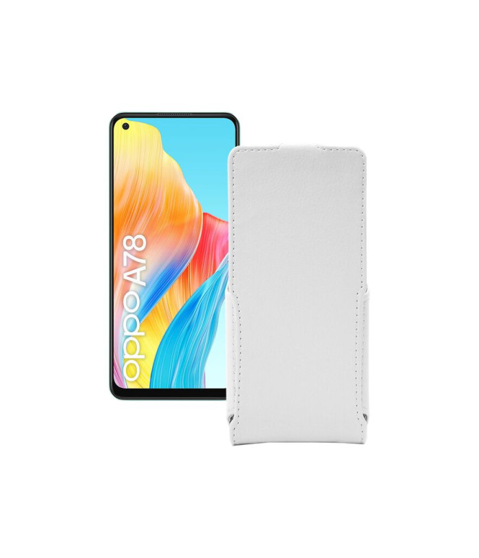 Чохол-флип з екошкіри для телефону OPPO A78 4G