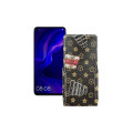 Чохол-флип з екошкіри для телефону Huawei Nova 4