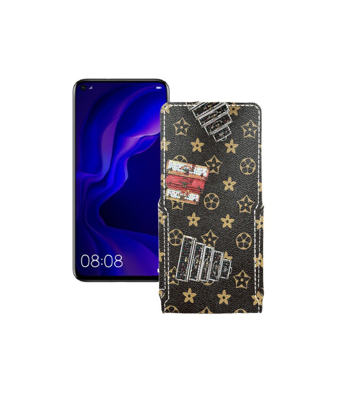 Чохол-флип з екошкіри для телефону Huawei Nova 4