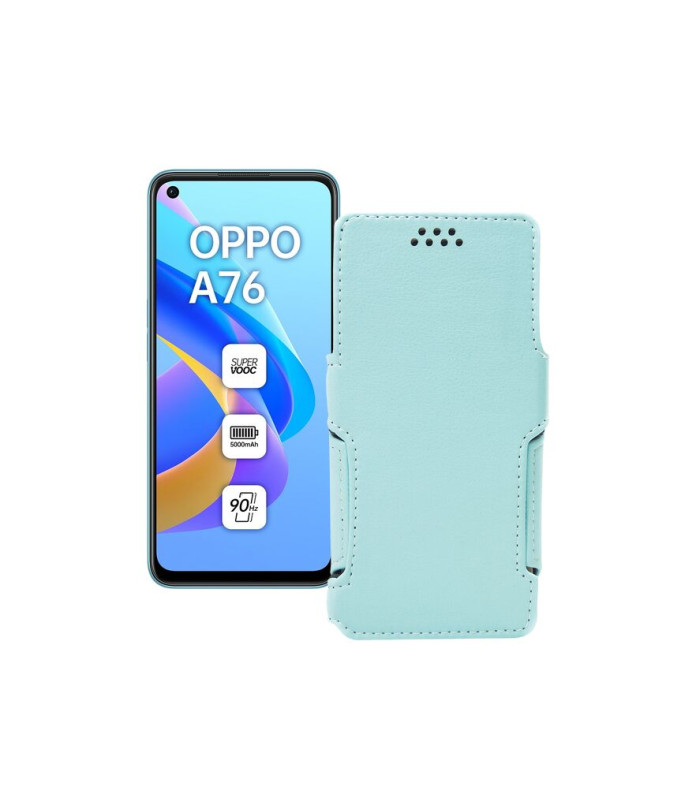 Чохол-книжка з екошкіри для телефону OPPO A76