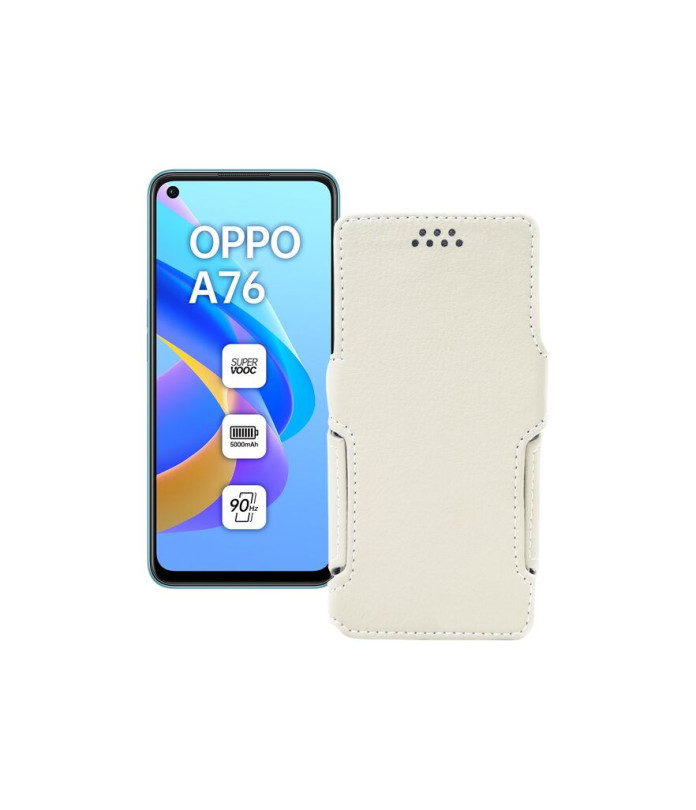 Чохол-книжка з екошкіри для телефону OPPO A76