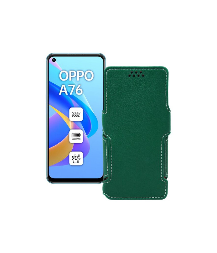 Чохол-книжка з екошкіри для телефону OPPO A76