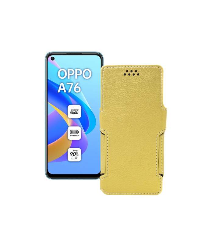 Чохол-книжка з екошкіри для телефону OPPO A76