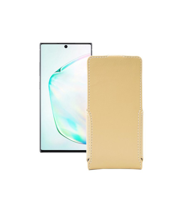 Чохол-флип з екошкіри для телефону Samsung Galaxy Note 10 Plus (N975)