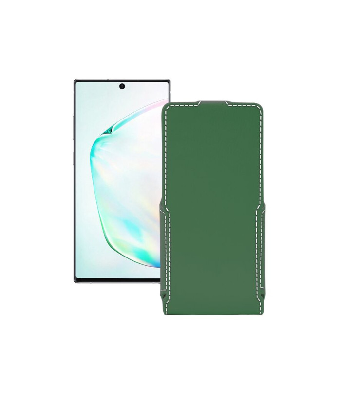 Чохол-флип з екошкіри для телефону Samsung Galaxy Note 10 Plus (N975)