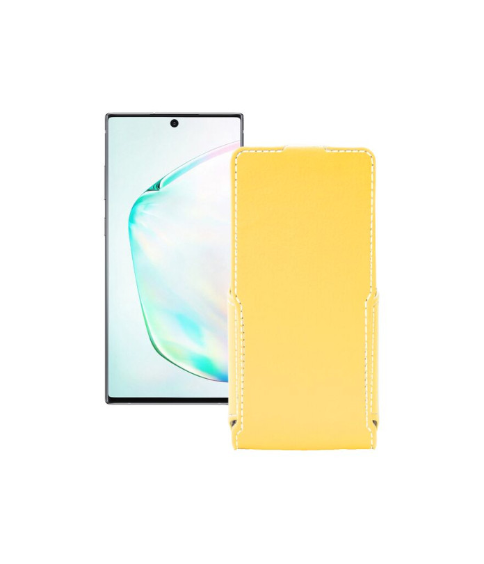 Чохол-флип з екошкіри для телефону Samsung Galaxy Note 10 Plus (N975)