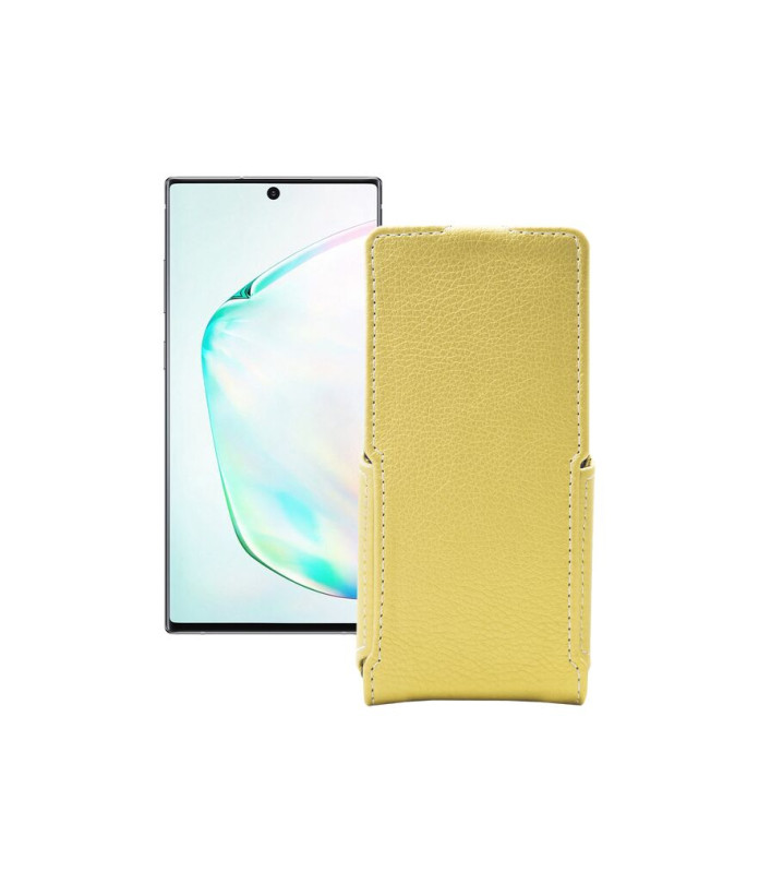 Чохол-флип з екошкіри для телефону Samsung Galaxy Note 10 Plus (N975)