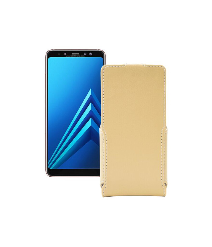 Чохол-флип з екошкіри для телефону Samsung Galaxy A8 Plus 2018 (A730)