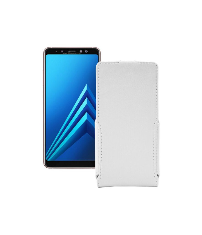 Чохол-флип з екошкіри для телефону Samsung Galaxy A8 Plus 2018 (A730)