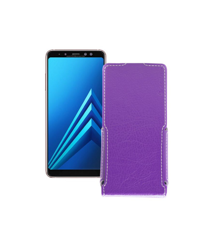 Чохол-флип з екошкіри для телефону Samsung Galaxy A8 Plus 2018 (A730)