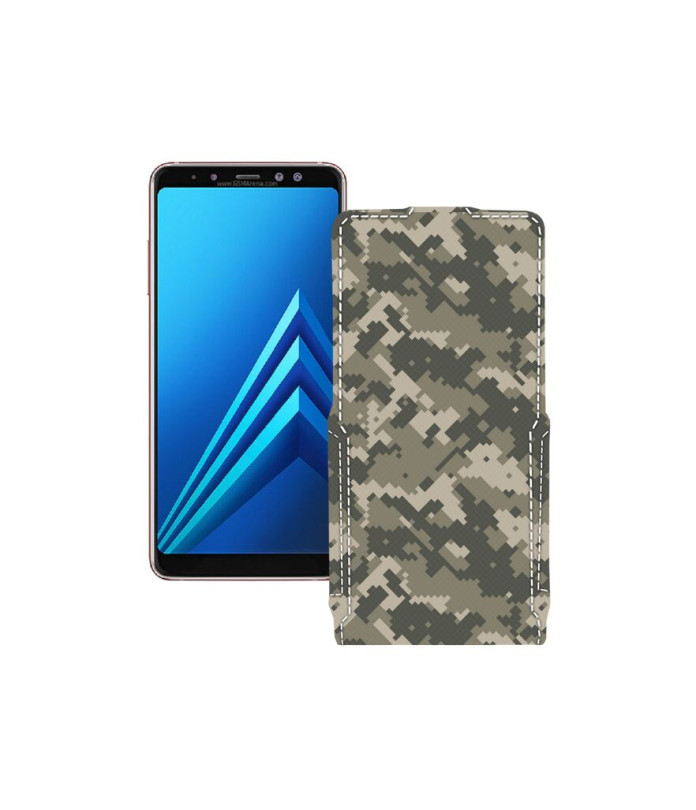 Чохол-флип з екошкіри для телефону Samsung Galaxy A8 Plus 2018 (A730)