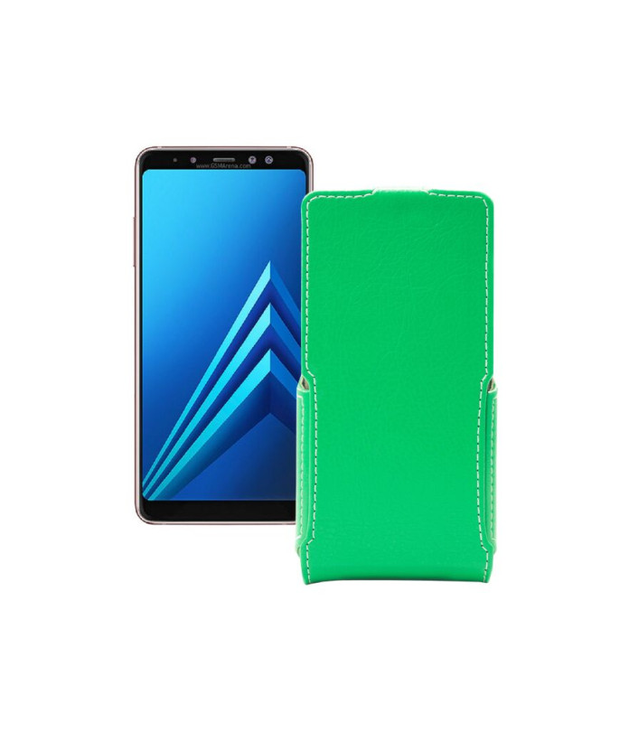 Чохол-флип з екошкіри для телефону Samsung Galaxy A8 Plus 2018 (A730)