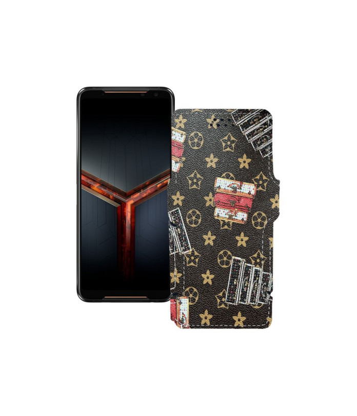 Чохол-книжка з екошкіри для телефону Asus ROG Phone II ZS600KL