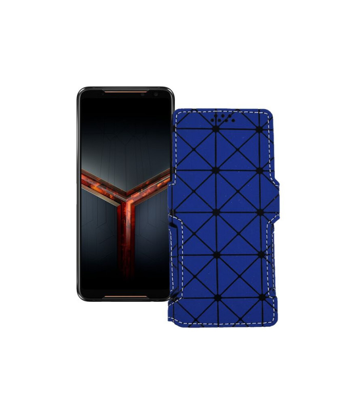 Чохол-книжка з екошкіри для телефону Asus ROG Phone II ZS600KL