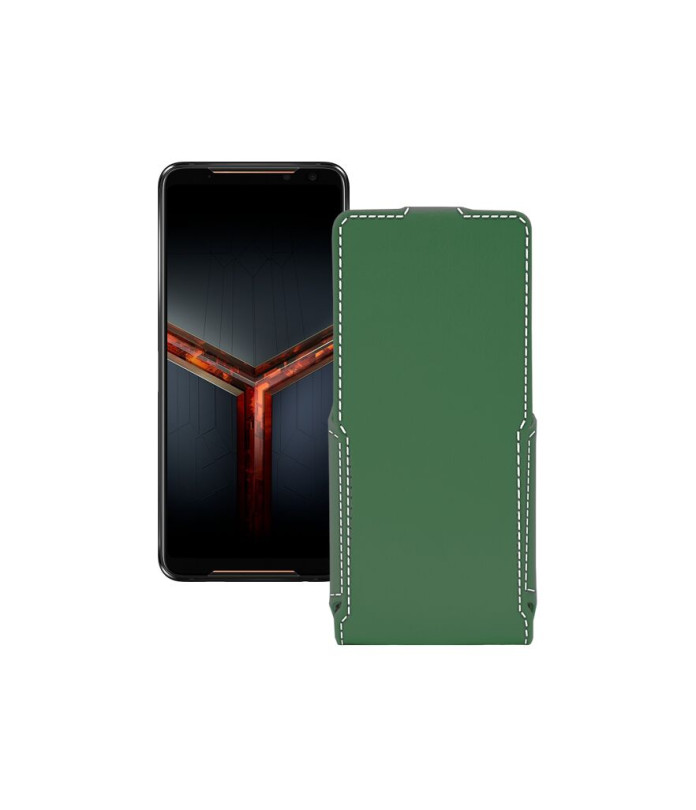 Чохол-флип з екошкіри для телефону Asus ROG Phone II ZS600KL