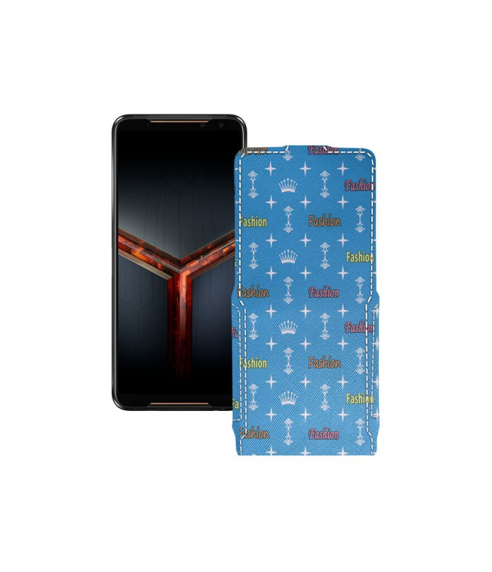 Чохол-флип з екошкіри для телефону Asus ROG Phone II ZS600KL