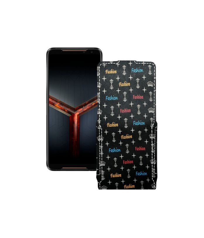 Чохол-флип з екошкіри для телефону Asus ROG Phone II ZS600KL