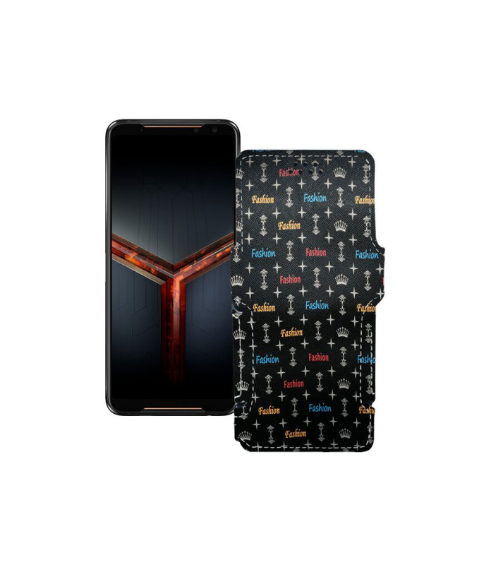 Чохол-книжка з екошкіри для телефону Asus ROG Phone II ZS600KL