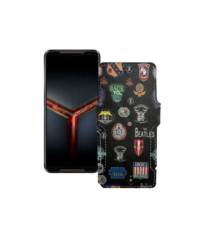 Чохол-книжка з екошкіри для телефону Asus ROG Phone II ZS600KL