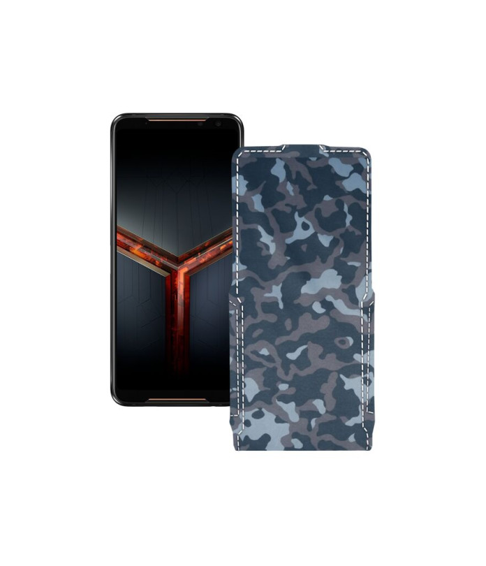 Чохол-флип з екошкіри для телефону Asus ROG Phone II ZS600KL