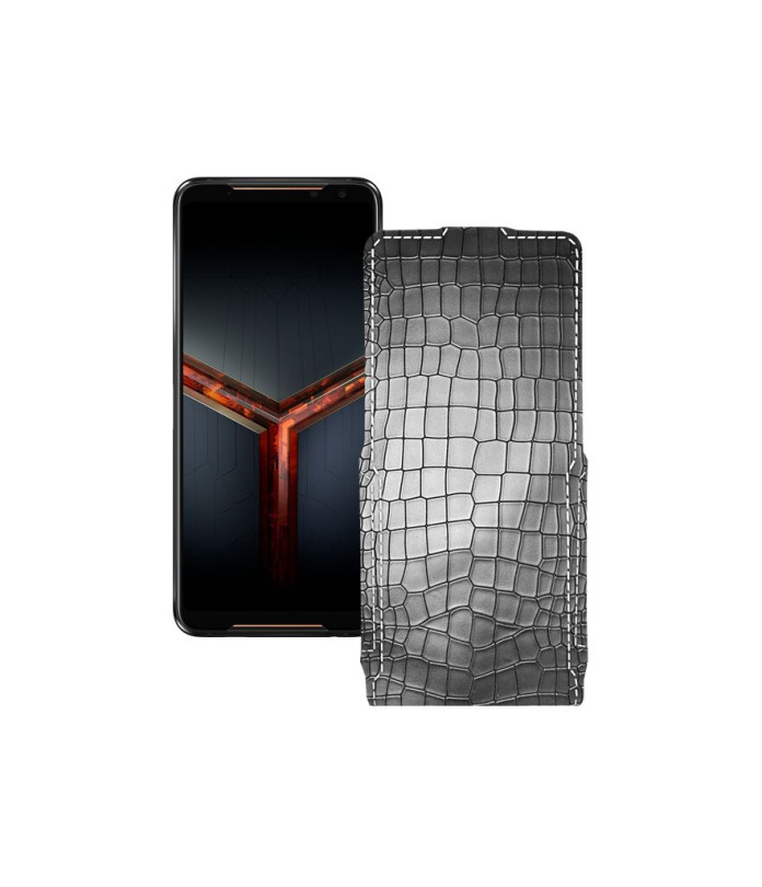 Чохол-флип з екошкіри для телефону Asus ROG Phone II ZS600KL