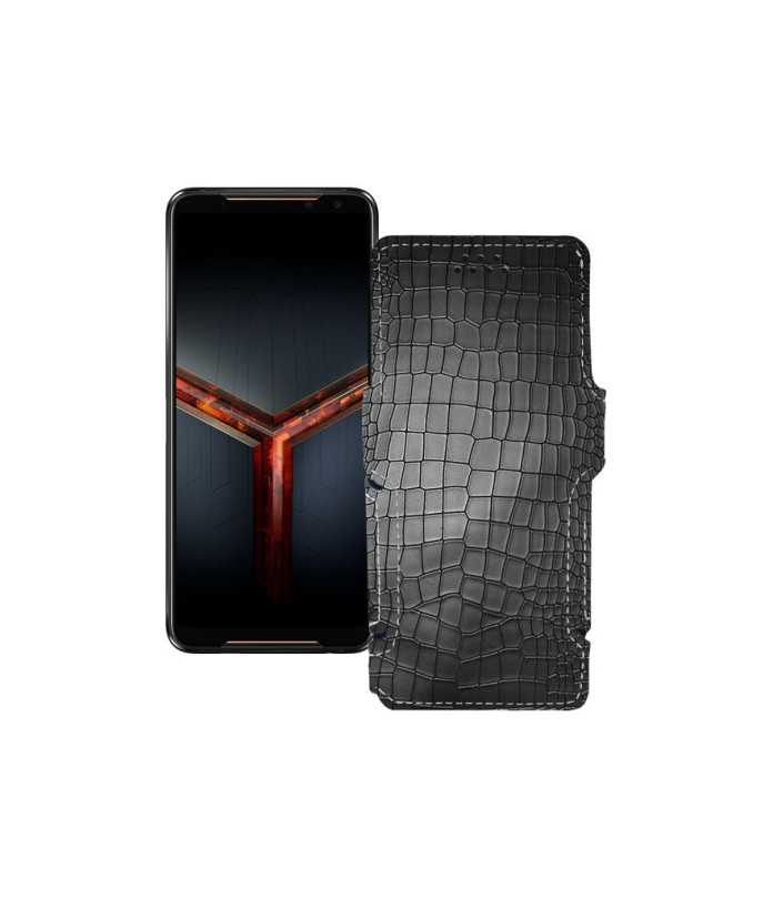 Чохол-книжка з екошкіри для телефону Asus ROG Phone II ZS600KL