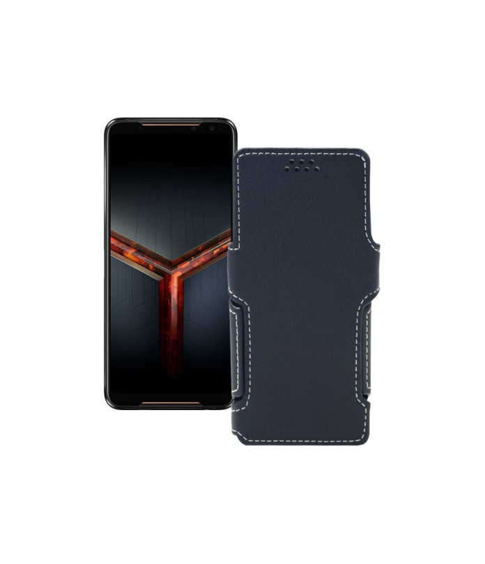 Чохол-книжка з екошкіри для телефону Asus ROG Phone II ZS600KL