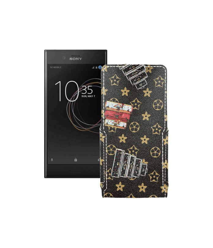 Чохол-флип з екошкіри для телефону Sony Xzs G8232