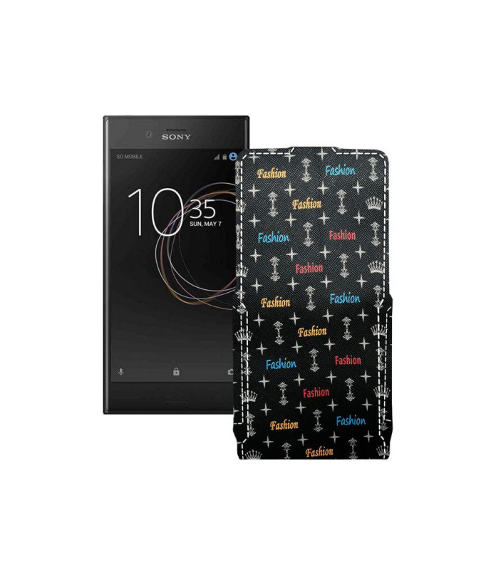 Чохол-флип з екошкіри для телефону Sony Xzs G8232