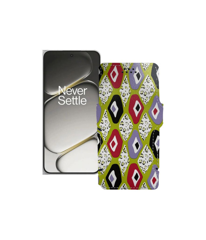 Чохол-книжка з екошкіри для телефону OnePlus Ace 6