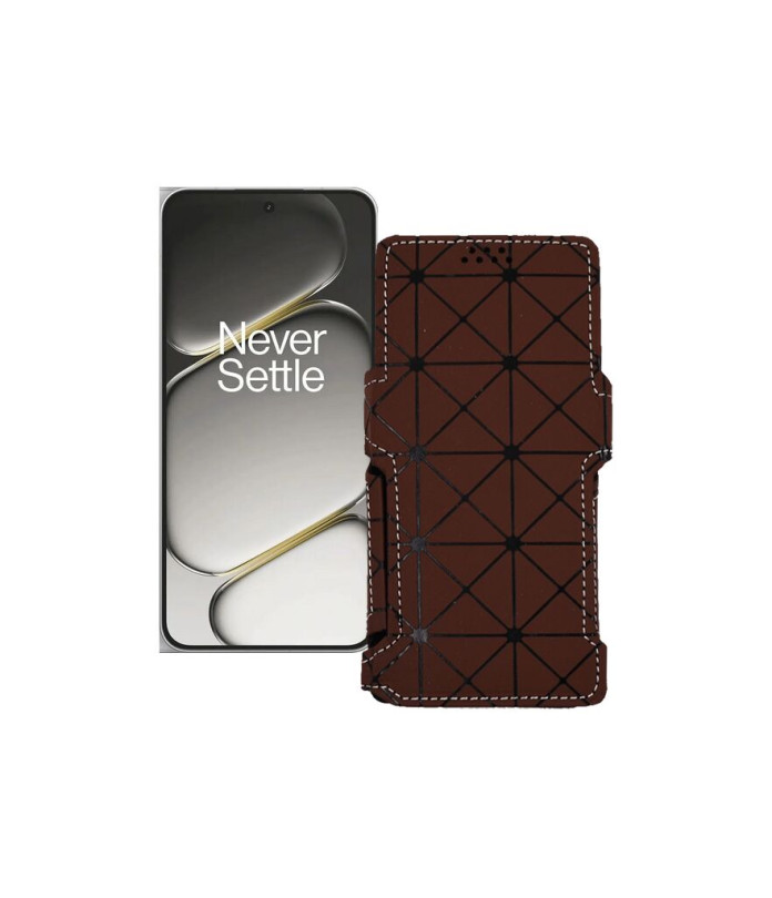 Чохол-книжка з екошкіри для телефону OnePlus Ace 6