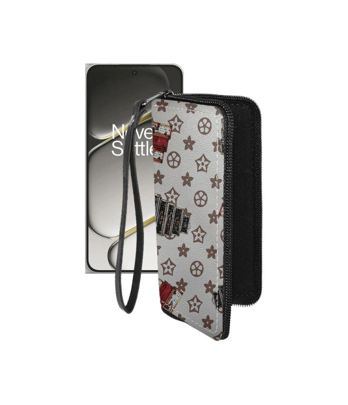 Чохол-гаманець з екошкіри для телефону OnePlus Ace 6