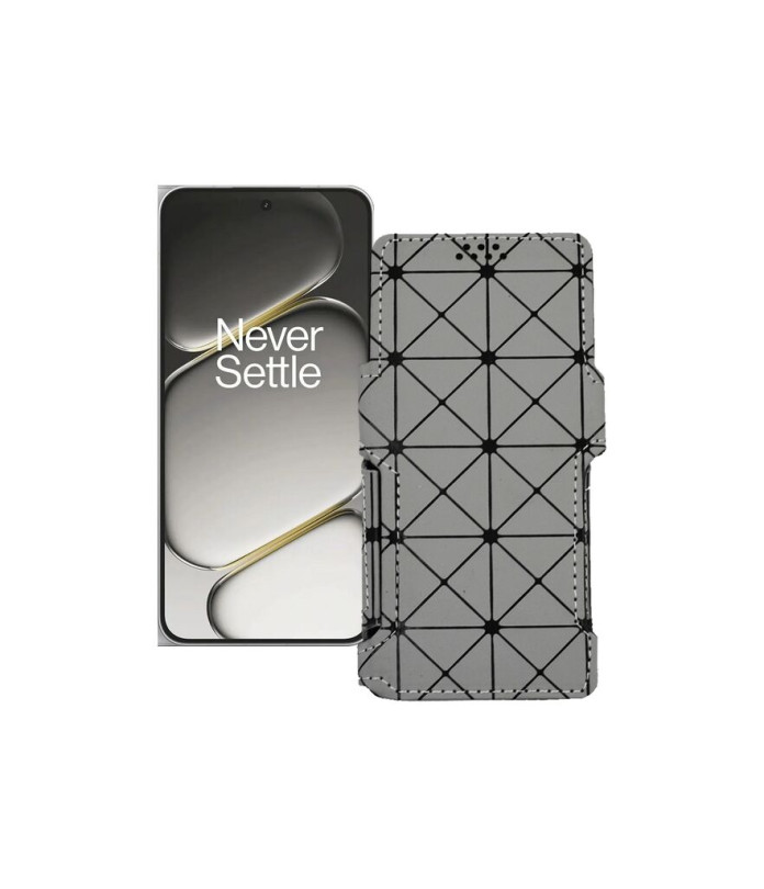 Чохол-книжка з екошкіри для телефону OnePlus Ace 6